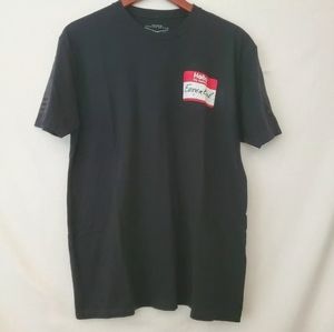 Grunt Style Men's Size XL Hello My Name Is Essential Black Short Sleeve Tshirt